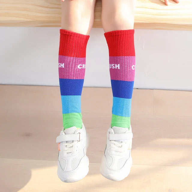 toddler child high knee Socks Three-dimensional cute Cartoon fox cat unicorn Cotton Over knee kids baby girls Sock Spring Autumn Good Vibrations
