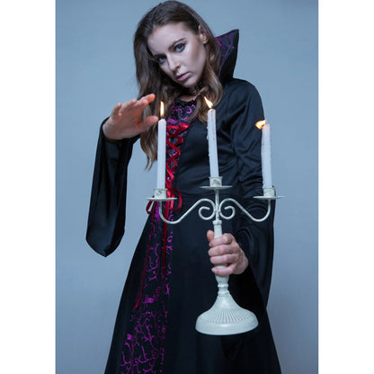 S-XXL Evil Demon Court Queen Vampire Stage Dress Role-playing Dress Halloween Costume Good Vibrations