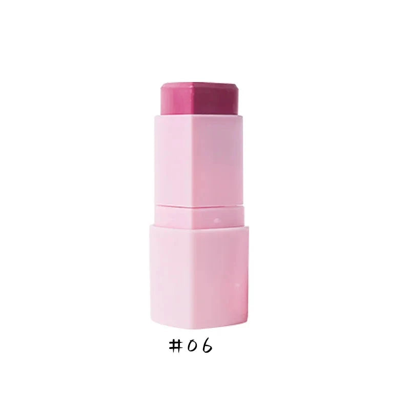 Custom LOGO hot sale heart-shaped rouge stick blush stick lipstick natural colour correction stick lipstick blusher Good Vibrations