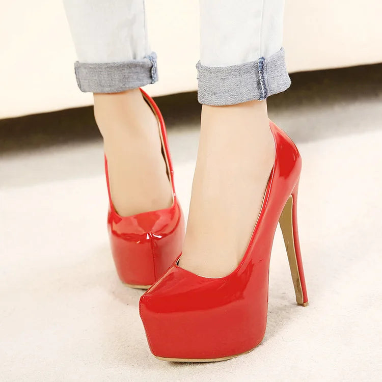 Ladies Sexy Elegant Temperament Womens Shoes Fashion New Waterproof Platform High Heels Zapatos De Mujer High Heels Women Shoes Good Vibrations