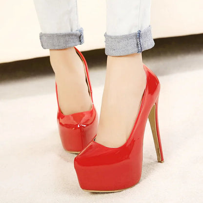 Ladies Sexy Elegant Temperament Womens Shoes Fashion New Waterproof Platform High Heels Zapatos De Mujer High Heels Women Shoes Good Vibrations