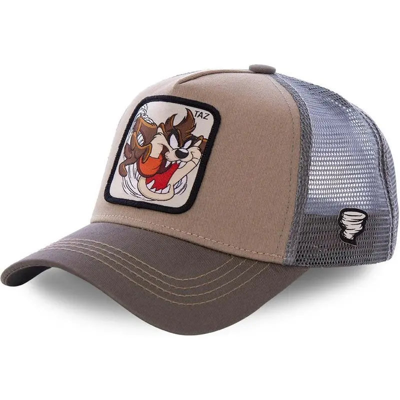 Hot Sale Unisex Anime Cartoon Cap High Quality Patch Draw Baseball Cap Men Trucker Hat Good Vibrations