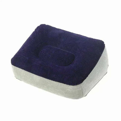 Inflatable erotic wedge cushion for couples' intimacy and support.