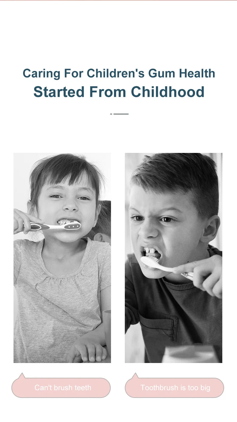 Sonic Electric Toothbrush Kids U-shaped Smart 360 Degrees Ultrasonic Tooth Brush Teeth Whitening For Children IPX7 Waterproof Good Vibrations