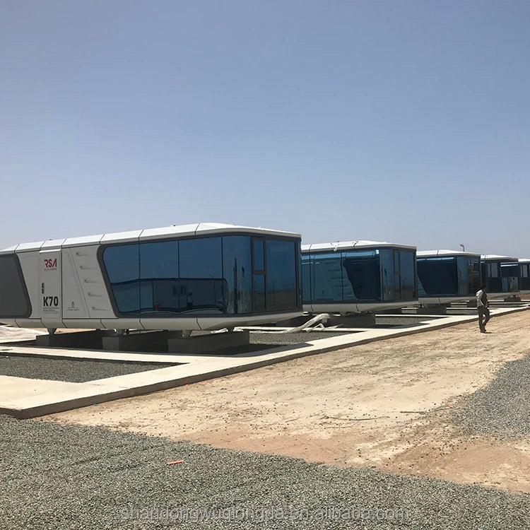 Large Capsule House Production Factory Supports Customized and Refined Decoration Delivery, Mobile Villas, Hotels, and Homestays Good Vibrations