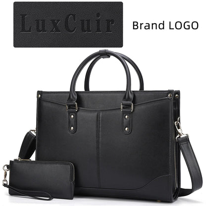 New Arrival Women's Real  Genuine Leather Open Top Tote Shoulder Bag-All Seasons Fashion Lady Handbag ToTe Bag for Famale Good Vibrations