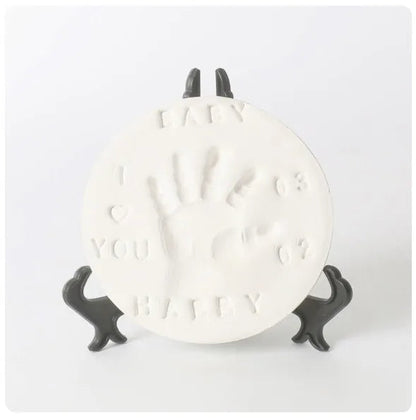 Baby Handprint Kit and Footprint Kit Clay Casting for Baby Shower Gifts Boys & Girls Baby Ornament Keepsake Kit Good Vibrations