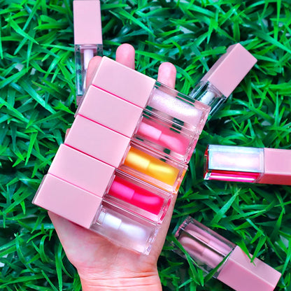 Bulk Ph Reactive Colour Change Tinted Lip Glow Oil Private Label Changing Color Lip Gloss Good Vibrations