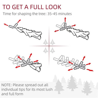 DB Home Use Eco-Friendly Standing Artificial Christmas Trees Customizable Good Vibrations