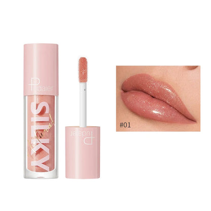 Wholesale Makeup 16 Colors Mirror Water Gloss Lip Gloss Moisturizing Lasting Vegan High Shine Lipgloss Private Label Cosmetics Good Vibrations
