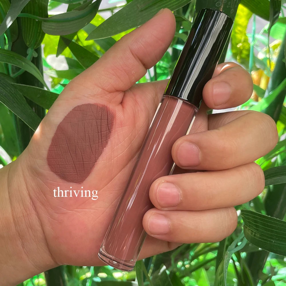 Wholesale Low Moq Matte Liquid Lipstick Vegan Private Label Waterproof Long Lasting Lip Stick Custom Liquid Lipstick Good Vibrations