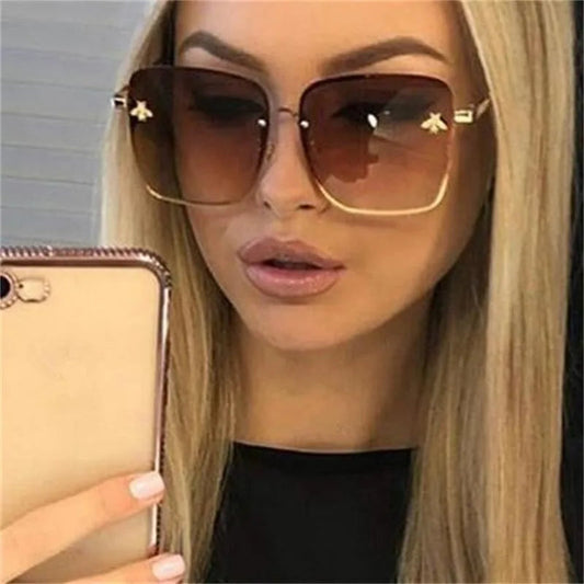 2021 Woman Luxury Brand Designer Fashion Unisex Sunglasses High Quality Sun Glasses Eyewear Ladies Female Glasses Good Vibrations