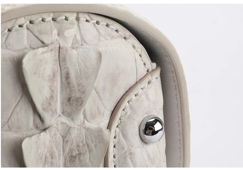 2024 New Design Crocodile Skin Women's Shoulder Bag Genuine Leather Lady Handbag Fashion High Grade Women's Messenger Bag Good Vibrations