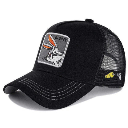 Hot Sale Unisex Anime Cartoon Cap High Quality Patch Draw Baseball Cap Men Trucker Hat Good Vibrations