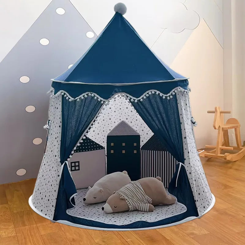 Hot Sale Children's Art Design Tent Playhouse for Both Boy and Girl to Play Indoor Baby Game in the Small House Castle Good Vibrations