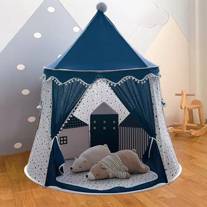 Hot Sale Children's Art Design Tent Playhouse for Both Boy and Girl to Play Indoor Baby Game in the Small House Castle Good Vibrations