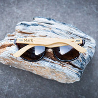 Groomsmen Gifts Personalized Sunglasses Custom Engraved Men’s Sunglasses Best Man Gift Groomsmen Proposal Fashion Good Vibrations