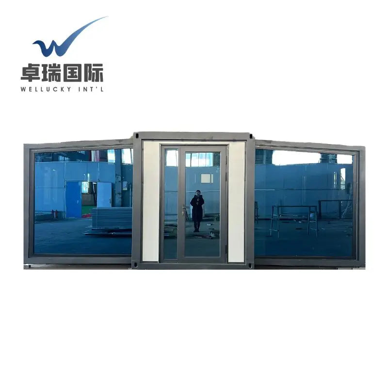 WELLUCKY Portable 20ft Tiny Prefab House China's Low-Cost Pre-Fabricated Shipping Container Home Steel Container House Good Vibrations