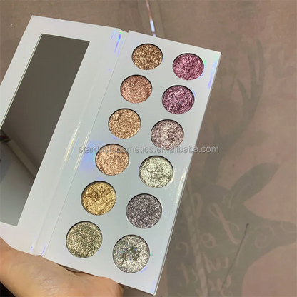 30 Color Paper Palette  Multichrome Duochrome Pressed Eyeshadow Shifting Single Duo Chrome Eye Shadow Diy Eyeshadow Palette Good Vibrations