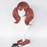 Uma Musume Nice Nature Cosplay Wig Uma Musume Pretty Derby Red Brown Detachable Ponytails Wig with Bangs + Free Wig Cap Good Vibrations