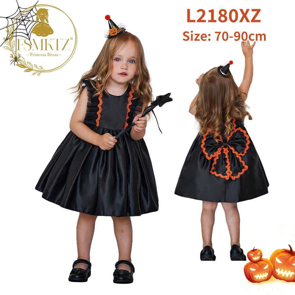 FSMKTZ Kids Dresses for Girls Summer Cosplay Costumes Halloween Costume for Kids Costume for Kids Halloween Good Vibrations