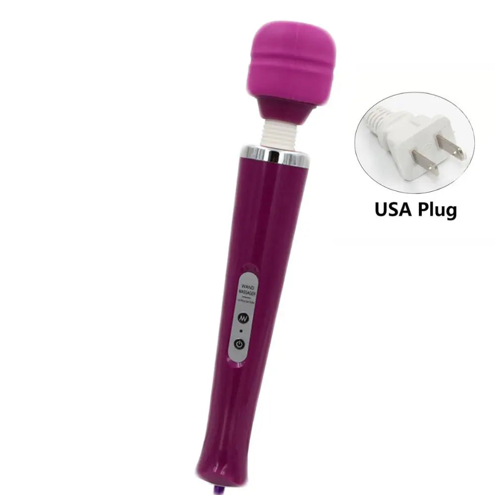 Powerful 10 Speeds Big Vibrator Magic Wand Body Massager Clitoris Stimulator Sex Toy for Women Adults 18 Female Masturbator Shop GOOD Vibrations