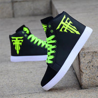 Vulcanized Sneakers Male Comfortable High Top Shoes Men Autumn Spring 2022 Fashion Mens Shoes Vulcanize Shoes Good Vibrations