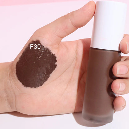 Cosmetics Vegan Make up Foundation High Quality for Black Women Dark Skin Full Coverage Liquid Foundation Private Label Good Vibrations