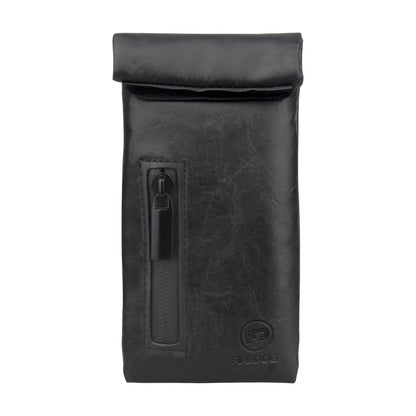 FIREDOG Smoking Smell Proof Pouch with Zipper, carbon lined PU leather, odor proof herb bag.