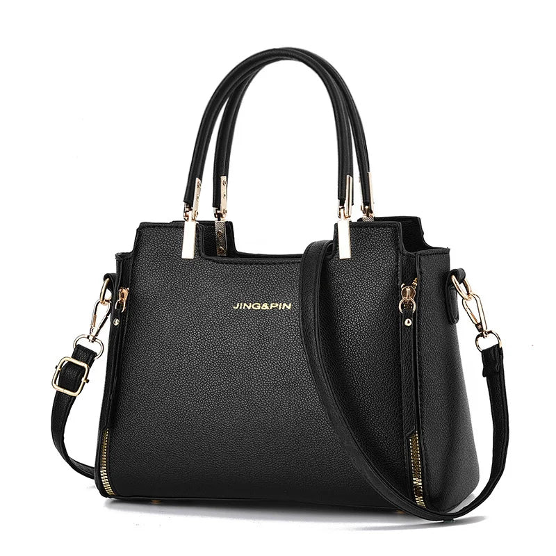 2024 New Crocodile Pattern Large Capacity Versatile Fashion Retro Simple Elegant Temperament Women's Shoulder Bag Good Vibrations