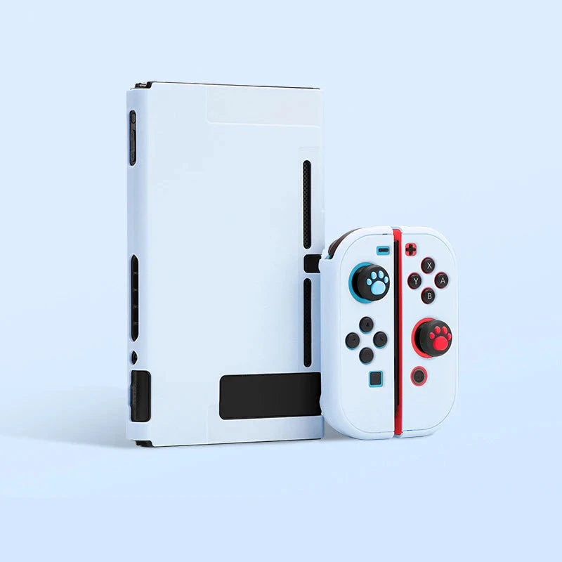 Kawaii Nintend Switch Pink Case Protective Hard Case Shell for Nintendos Switch Console JoyCon Colorful Back Cover Detachable Good Vibrations