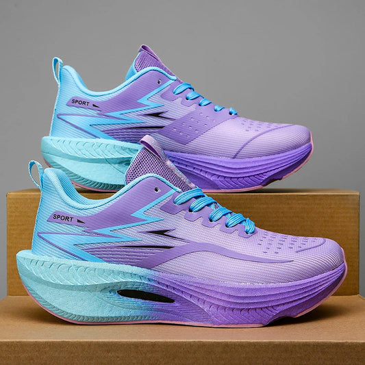 New Running Shoes Breathable and Cushioned Marathon Sports Shoes Lightweight and Non-slip Running and Fitness Shoes Good Vibrations