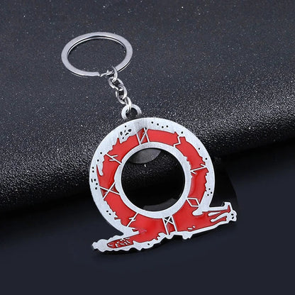 New God of War 4 Kratos Sword Keychain Pendant Keyring Jewelry Men And Women Car key chain Accessories Good Vibrations