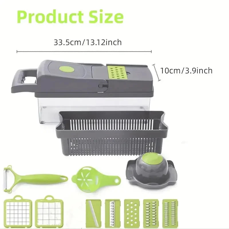 Kitchen Gadgets Rts Discount 8-blaeds Mandolin Manual Onion Veggie Chopper Dicer Kitchen Slicer Multifunctional Vegetable Cutter Good Vibrations