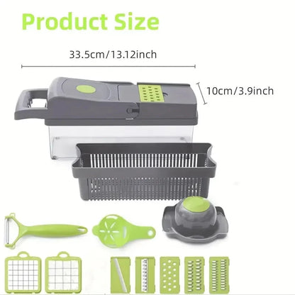 Kitchen Gadgets Rts Discount 8-blaeds Mandolin Manual Onion Veggie Chopper Dicer Kitchen Slicer Multifunctional Vegetable Cutter Good Vibrations