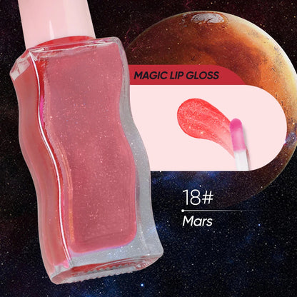 Wholesale Glossy Lip Gloss with Glitter Mineral-Infused Private Label Beauty Makeup Cream Liquid in Box Packaging Good Vibrations