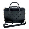2026 New Arrivals Candy Color EVA Tote Bag for DIY Charms Waterproof Beach Bag Adjustable Strap Casual Travel Shopping Good Vibrations