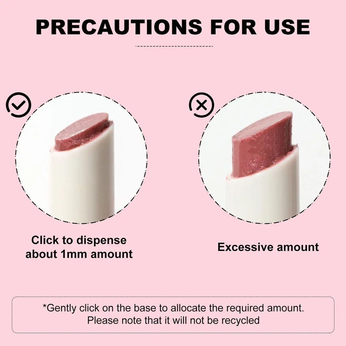 4g Heci Herbal Lip Butter Cream Stick Cream Press Type Super Juicy Mineral Lipstick Tinted Lip Moisturizer Shimmer Lip Stick Good Vibrations