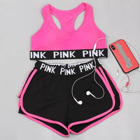 2020 new Gym Set Women Yoga Set  Women Workout Clothes Gym Wear Jogging Sport Set Women Fitness Clothing Conjunto Sport Mujer Good Vibrations