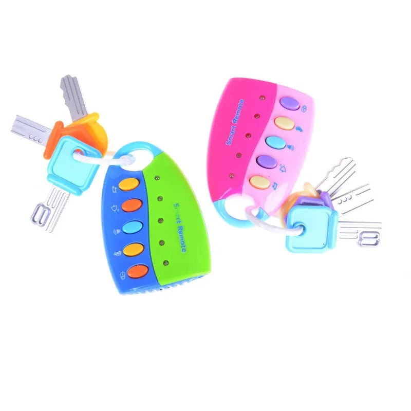 Baby Toy Musical Car Key Vocal Smart Remote Car Voices Pretend Play Educational Toys For Children Baby Music Toys Good Vibrations