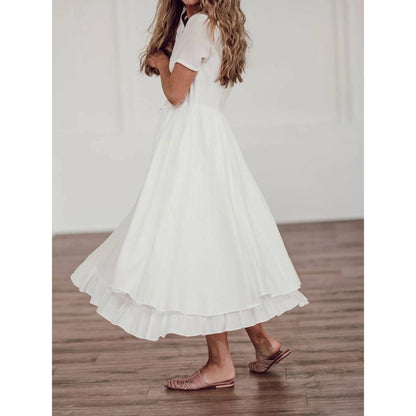 TD Modern Women Outfits Own Design 22 Style High Low Office Lady Gorgeous Drop Waist Knee-Length Dress for Day Club Picnic ODM Good Vibrations