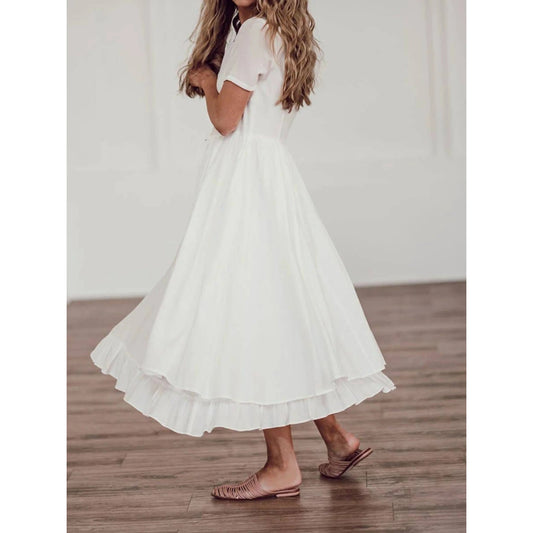 TD Modern Women Outfits Own Design 22 Style High Low Office Lady Gorgeous Drop Waist Knee-Length Dress for Day Club Picnic ODM Good Vibrations