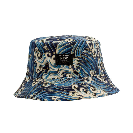 Great Retro Wave Japan Anime Bucket Hat Reversible Women Cotton Spring Outdoor Sun Caps Male Bob chapeau Fisherman Hats Good Vibrations