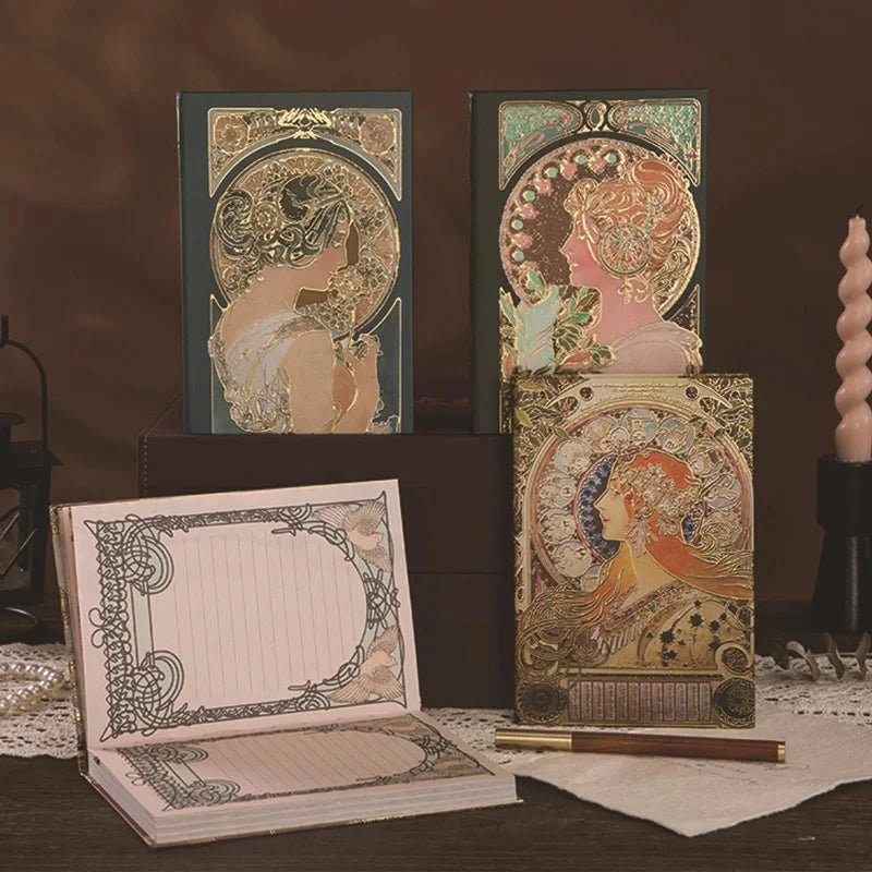 Hard Cover Notebook Cute Gift Unique Notebook Journal Plan Book Notebooks Delicately Illustrated Ledger Book Good Vibrations