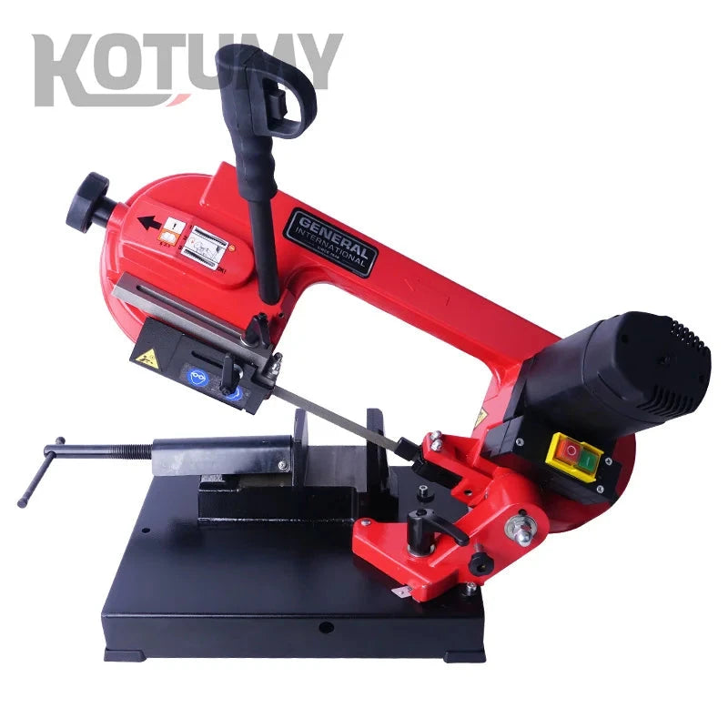 Multifunctional Electric Band Sawing Machine 45°-90° Horizontal Band Cutting 220V Metal Cutting Machine Good Vibrations