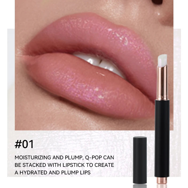 Custom Private Label Press Glossy Lip Stick Hydrating Moisturizing Plumping Vegan Non-drying Lipstick Nourishing Lip Stain Good Vibrations