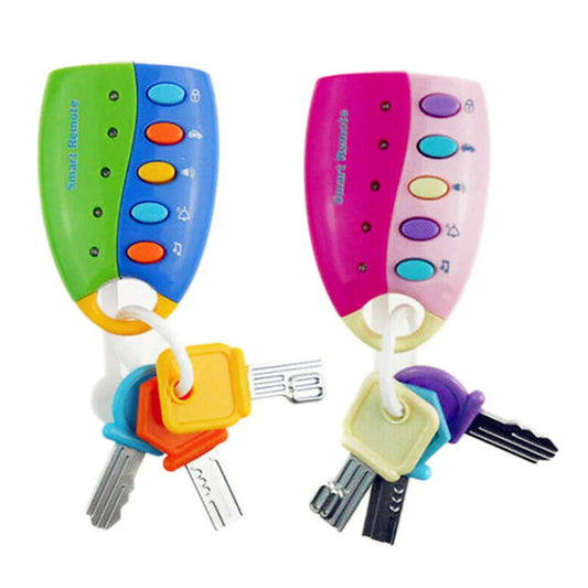 Baby Toy Musical Car Key Vocal Smart Remote Car Voices Pretend Play Educational Toys For Children Baby Music Toys Good Vibrations