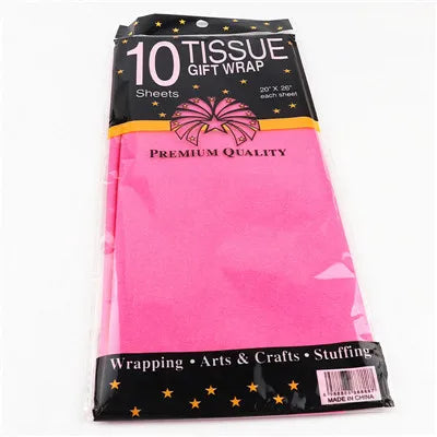 10 Pieces 50*66 Cm Tissue Paper DIY Handmade Craft Paper Flowers Gift Packing Wedding Festive Party Home Decoration Supplies Good Vibrations