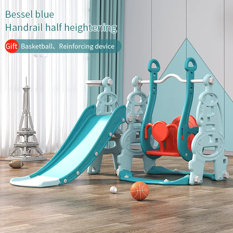 Hot Selling Indoor Playground Equipment HDPE/PE Material Sliding Slide Swing Set Playhouse Combination for Daycare Baby Play Good Vibrations