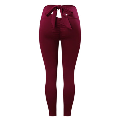Yoga Pants Women Leggings For Fitness Nylon High Waist Long Pants Women Hip Push UP Tights Women Gym Clothing Pants Women Good Vibrations